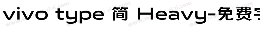 vivo type 简 Heavy字体转换